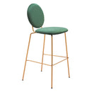Zuo Odessa 109806 Barstool - Green & Gold IMAGE 6