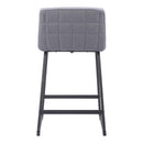 Zuo Pago 110071 Counter Stool - Grey IMAGE 4