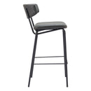 Zuo Charon 110261 Barstool - Vintage Black IMAGE 2