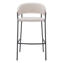 Zuo Josephine 109673 Barstool - Cream IMAGE 3