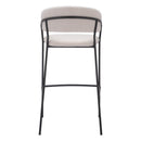 Zuo Josephine 109673 Barstool - Cream IMAGE 4