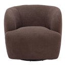 Zuo Govan 109958 Swivel Chair - Brown IMAGE 3
