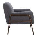 Zuo Charleston 109525 Accent Chair - Grey IMAGE 2