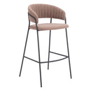 Zuo Josephine 109674 Barstool - Brown IMAGE 1