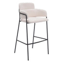 Zuo Marcel 109667 Barstool - Cream IMAGE 1