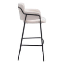 Zuo Marcel 109667 Barstool - Cream IMAGE 2