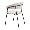 Zuo Josephine 109669 Dining Chair - Cream IMAGE 6