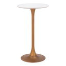Zuo Auray 109829 Bar Table - White & Gold IMAGE 2