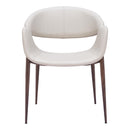 Zuo Limay 109971 Dining Chair - Beige & Walnut IMAGE 3