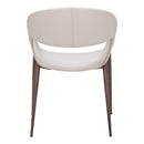 Zuo Limay 109971 Dining Chair - Beige & Walnut IMAGE 4