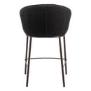 Zuo Essen 109809 Counter Stool - Black & Bronze IMAGE 4