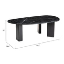 Zuo Aberdeen 109871 Coffee Table - Black IMAGE 8