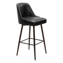 Zuo Keppel 109975 Swivel Barstool - Black & Bronze IMAGE 1