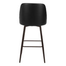 Zuo Keppel 109975 Swivel Barstool - Black & Bronze IMAGE 4