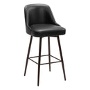 Zuo Keppel 109975 Swivel Barstool - Black & Bronze IMAGE 6