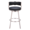Zuo Gimsby 110044 Swivel Barstool - Black IMAGE 3