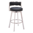 Zuo Gimsby 110044 Swivel Barstool - Black IMAGE 6