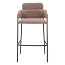 Zuo Marcel 109668 Barstool - Brown IMAGE 3