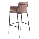 Zuo Marcel 109668 Barstool - Brown IMAGE 5
