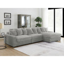 Coaster Furniture Blaine 509997 Upholstered Armless Chair - Fog IMAGE 9