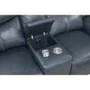 Coaster Furniture Sloane 610272 Upholstered Padded Arm Reclining Loveseat - Blue IMAGE 10