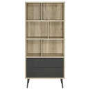 Coaster Furniture Maeve 801923 70-inch 3-shelf Bookcase with Drawers - Distressed Pine IMAGE 4
