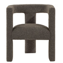 Coaster Furniture Petra 902880 Boucle Upholstered Accent Side Chair - Chocolate Brown IMAGE 2
