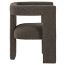 Coaster Furniture Petra 902880 Boucle Upholstered Accent Side Chair - Chocolate Brown IMAGE 8