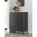 Signature Design by Ashley Cadmori B2616-345 Five Drawer Wide Chest IMAGE 7