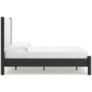 Signature Design by Ashley Cadmori B2616B3 Full Upholstered Panel Bed IMAGE 3