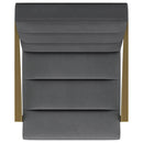 Coaster Furniture Kirra 903144 Upholstered Metal Arm Accent Chair - Dark Grey IMAGE 9