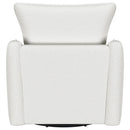 Coaster Furniture Madia 903391 Upholstered Sloped Arm Swivel Glider Chair - Vanilla IMAGE 6