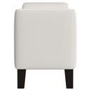 Coaster Furniture Rex 910260 Fabric Upholstered Accent Bench with Armrests - Vanilla IMAGE 4