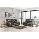 Furniture of America Soterios Power Leather Match Recliner CM9924DG-CH-PM IMAGE 2