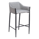 Zuo Andover 110169 Barstool - Slate Grey IMAGE 1