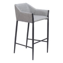 Zuo Andover 110169 Barstool - Slate Grey IMAGE 6