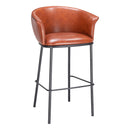 Zuo Garston 110178 Barstool - Brown IMAGE 1
