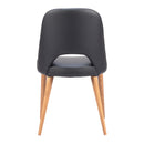 Zuo Leith 110123 Dining Chair - Black IMAGE 4