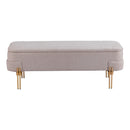Zuo Lebreton 110082 Storage Bench - Oatmeal Beige IMAGE 3