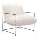 Zuo Pelut 110202 Accent Chair - White IMAGE 1