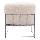 Zuo Pelut 110202 Accent Chair - White IMAGE 4