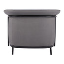 Zuo Burry 110116 Accent Chair - Slate Grey IMAGE 4