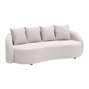 Zuo Sunny Isles 704018 Sofa - Beige IMAGE 1