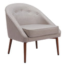 Zuo Carter 109876 Accent Chair - Grey IMAGE 1