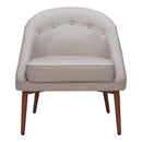 Zuo Carter 109876 Accent Chair - Grey IMAGE 3