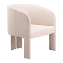 Zuo Hull 110106 Accent Chair - Beige IMAGE 1