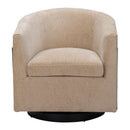 Zuo Hanko 110009 Swivel Chair - Golden Beige IMAGE 3