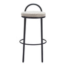 Zuo Sisal 110097 Barstool - Beige Tweed IMAGE 3