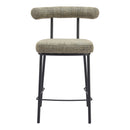 Zuo Kede 110099 Counter Stool - Green Tweed IMAGE 3