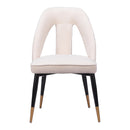Zuo Artus 110002 Dining Chair - Ivory IMAGE 3